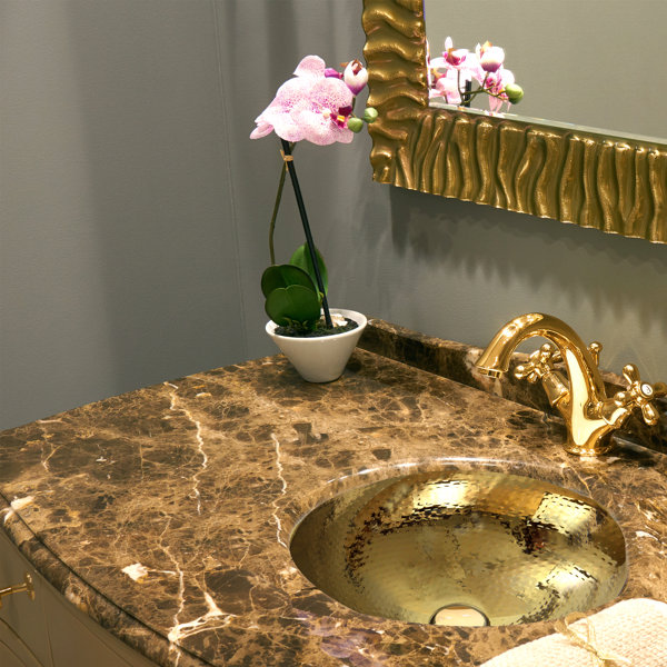 Nantucket Sinks Brightwork Home 16.5'' Metal Circular Undermount